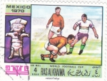 Sellos de Asia - Emiratos rabes Unidos -  MUNDIAL FUTBOL MEXICO-70