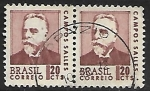 Stamps Brazil -  Campos Salles (1841-1913)