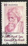 Stamps Brazil -  Rabindranath Tagore (1861-1941)