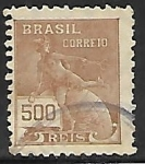 Stamps Brazil -  Mercurio y el Globo