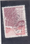 Stamps Denmark -  ESTACIÓN DE COPENHAGUE 