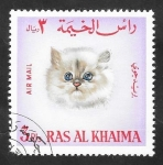 Sellos de Asia - Emiratos rabes Unidos -  Ras Al Khaima - 4 - Gato