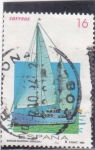 Stamps Spain -  BARCOS DE EPOCA (Giralda) (34)