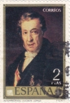 Stamps Spain -  AUTORETRATO (VICENTE LÓPEZ) (35)