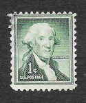 Stamps United States -  1031 - George Washington 