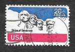 Stamps United States -  C88 - Monumento Nacional Monte Rushmore