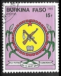 Stamps Burkina Faso -  Escudo de armas