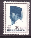 Sellos de Asia - Indonesia -  Presidente de Indonesia