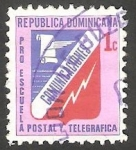 Stamps Dominican Republic -  43 - Pro Escuela Postal y Telegráfica