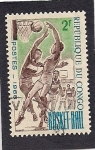 Sellos de Africa - Rep�blica Democr�tica del Congo -  Basket-ball