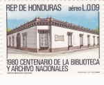 Stamps Honduras -  EDIFICIO BIBLIOTECA NACIONAL 