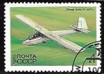 Stamps Russia -  Glider KAI-12