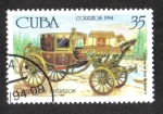 Stamps Cuba -  Carruages, Carroza de Gala de Isabel II