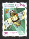 Stamps Cuba -  Día del Espacio, Satélite 