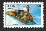 Sellos de America - Cuba -  Locomotoras