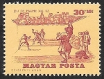 Stamps Hungary -  1734 - Historia del tenis