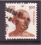 Sellos de Asia - India -  Gandhiji