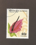 Stamps Benin -  Flor dracunculus