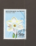 Sellos de Africa - Benin -  Flor Narcissus