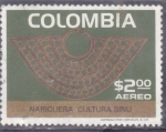 Stamps Colombia -  Nariguera cultura Sinu 