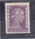 Stamps Argentina -  Eva Perón 