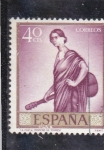 Stamps Spain -  La copla (Romero de Torres) (37)