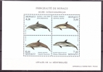 Sellos de Europa - Mnaco -  Cetaceos del Mediterraneo