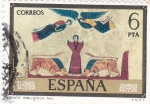 Stamps Spain -  beato blioteca nacional (37)