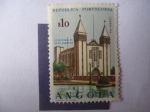 Sellos de Africa - Angola -  Catedral en Sá Da Bandeira 