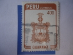 Stamps Peru -  Cajamarca - Escudo de Armas 