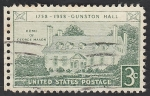 Stamps United States -  644 - Bicentenario de Gunston Hall