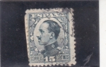 Stamps Spain -  Alfonso XIII- tipo Vaquer (38)