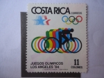 Sellos del Mundo : America : Costa_Rica : Juegos Olímpicos-Los Ängeles 1984 - Ciclismo.