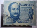 Stamps Hungary -  Mihaly Vorosmarty (1800-1855) Poeta.