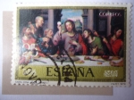 Stamps Spain -  Ed:2541 - La Última Cena - Oleo de: Juan de Juanes