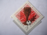 Stamps Russia -  Trofeo Jules Rimet Futbol - Campeonato Mundial de futbol y Campeonato de Esgrima.