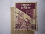 Stamps Ecuador -  Exposición del Progreso del Ecuador - Vías Férreas - Progreso Nacional