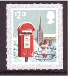 Stamps United Kingdom -  Navidad- Uso del buzón