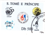 Stamps So Tom and Prncipe -  50 ANIVERSARIO UNICEF