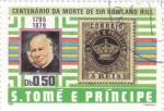 Stamps So Tom and Prncipe -  CENTENARIO DE LA MUERTE DE SIR ROWLAND HILL