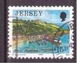 Sellos del Mundo : Europe : Jersey : serie- Vistas de Jersey