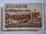 Stamps Ecuador -  Puente Ferroviario de Armato