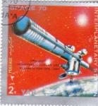 Stamps Yemen -  AERONAUTICA- ESTACIÓN INTERPLANETARIA