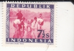 Stamps Indonesia -  CAMPESINOS