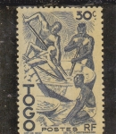 Sellos de Africa - Togo -  NATIVOS