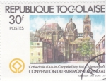 Stamps Togo -  CATEDRAL D'AIX-LA-CHAPELLE (Alemania)