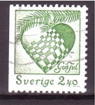 Stamps Sweden -  Corazón