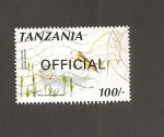 Stamps Tanzania -  Pelicán blanco