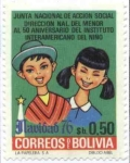 Sellos del Mundo : America : Bolivia : 50 aniversario del Instituto Interamericano del Niño