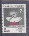 Sellos de Europa - Checoslovaquia -  XIII BIENAL BRATISLAVA 